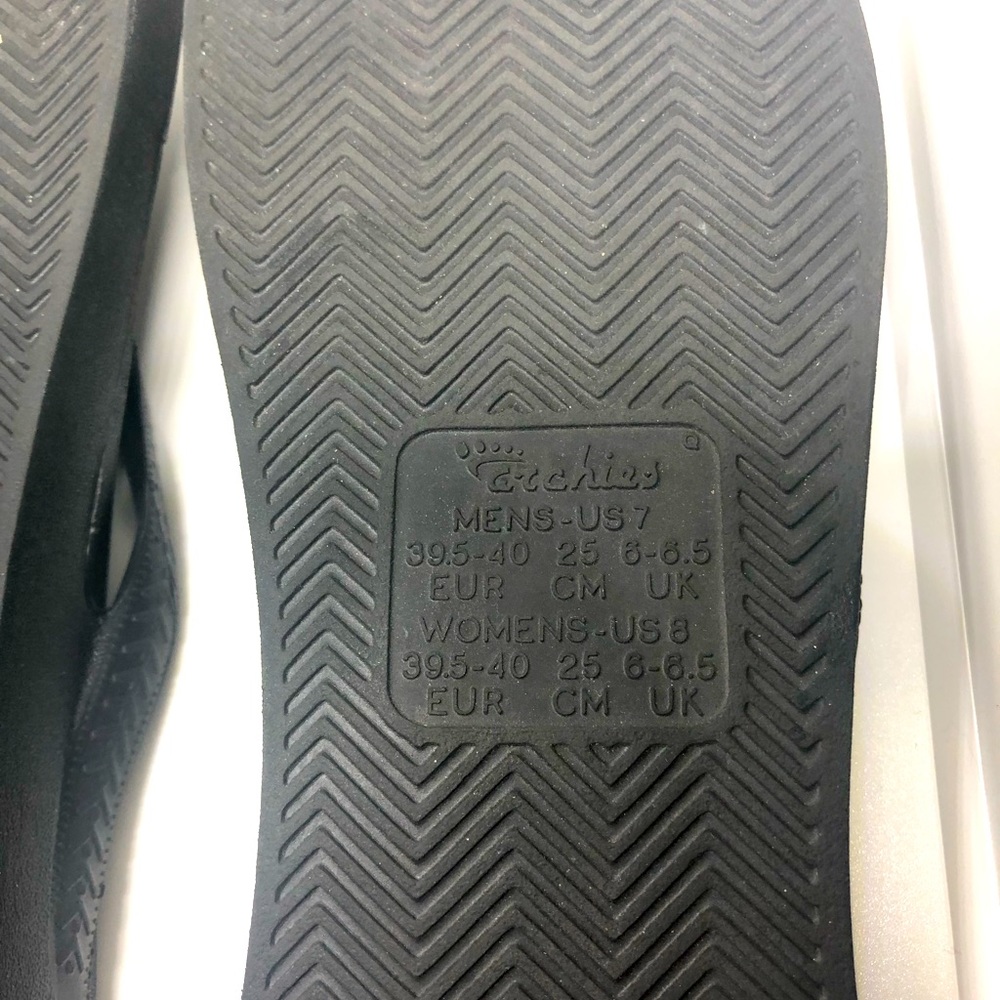 Archie’s Arch Support Flip Flops
Black Sz 8